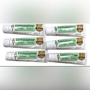 6 tubes Calmoseptine Baby Diaper Rash Ointment barrier skin protector 4oz